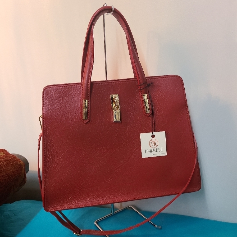 NWT Markese Leather Handbag